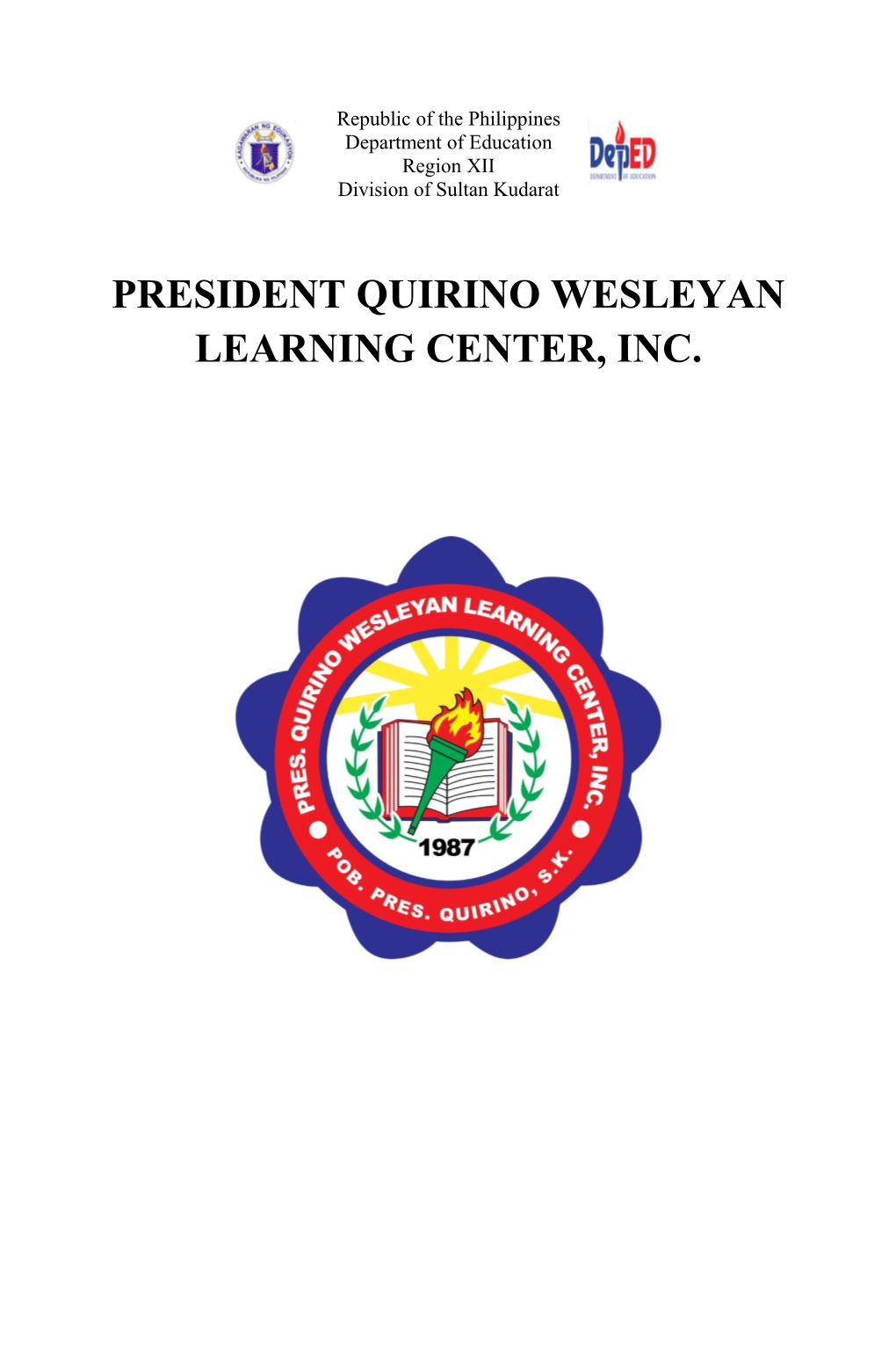 President Quirino Wesleyan Learning Center, Inc