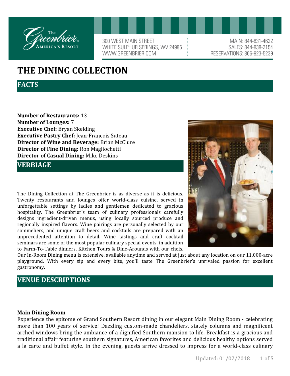 The Dining Collection