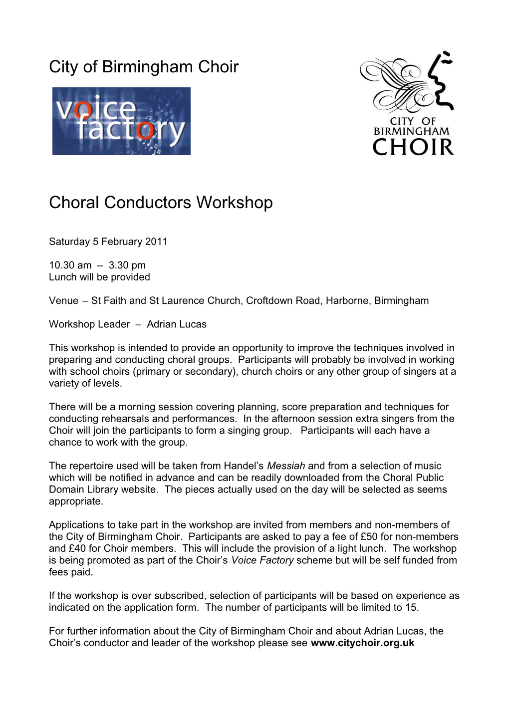 City of Birmingham Choir