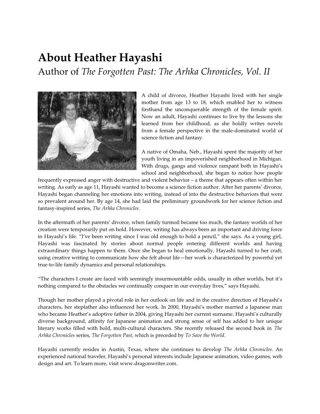 About Heather Hayashi