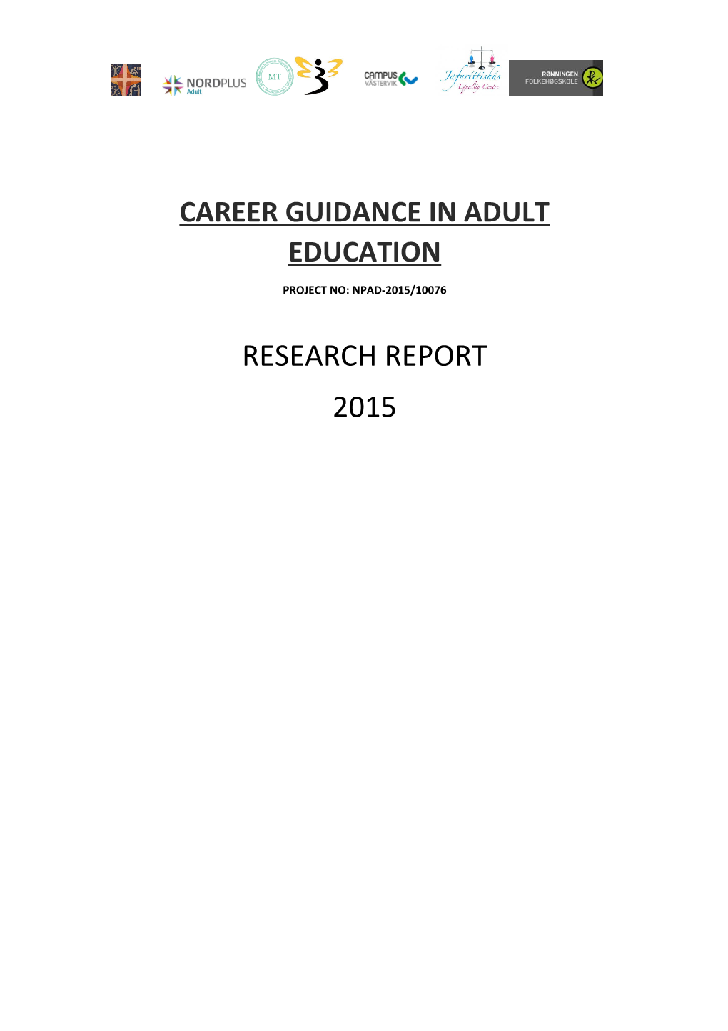 Career Guidance in Adult Education