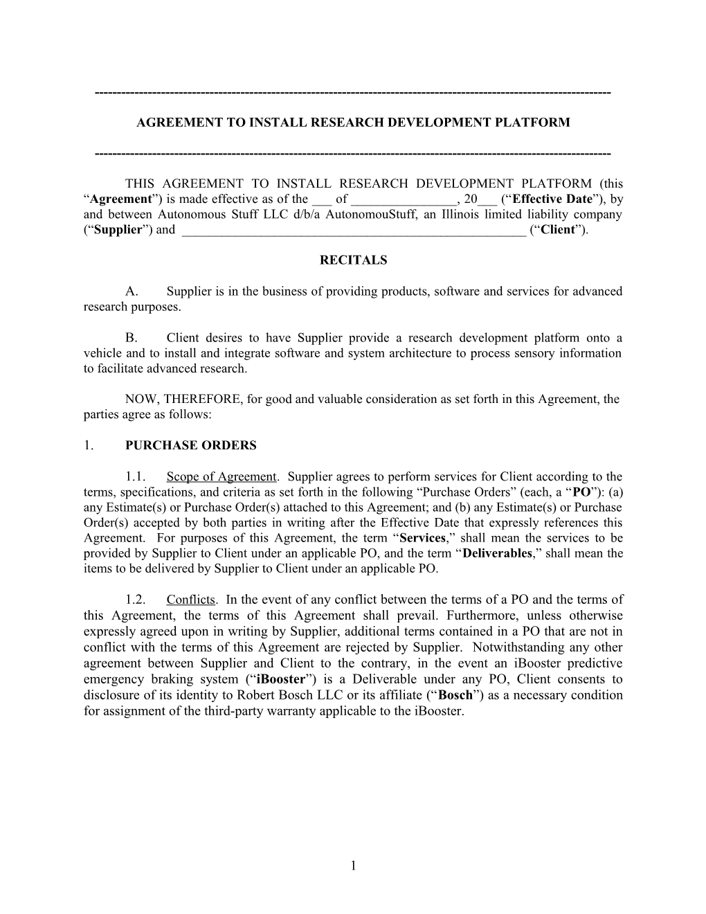 Model GEM Platform Agreement (Rev. 1.9.18) (00189724-3)
