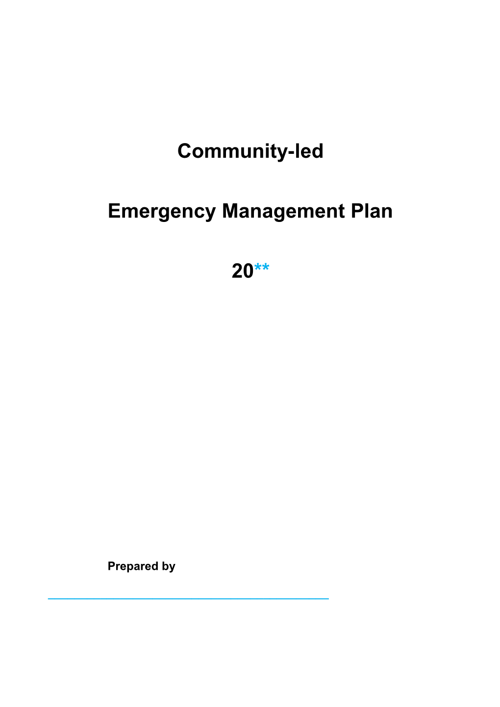 Community Support Centre Plan