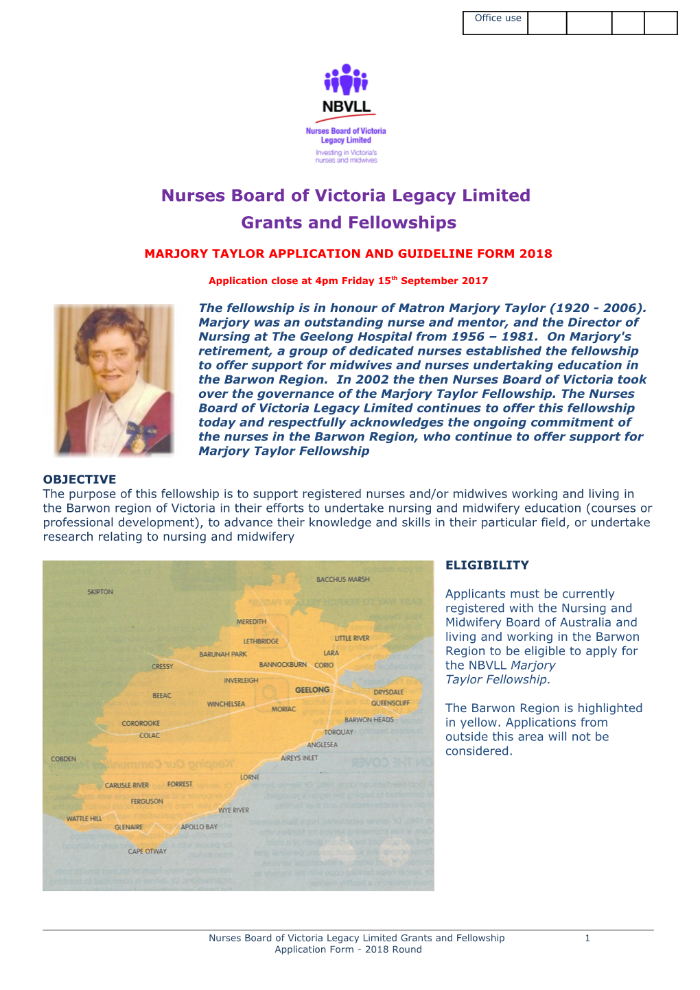 Nurses Board of Victoria Legacy Limited
