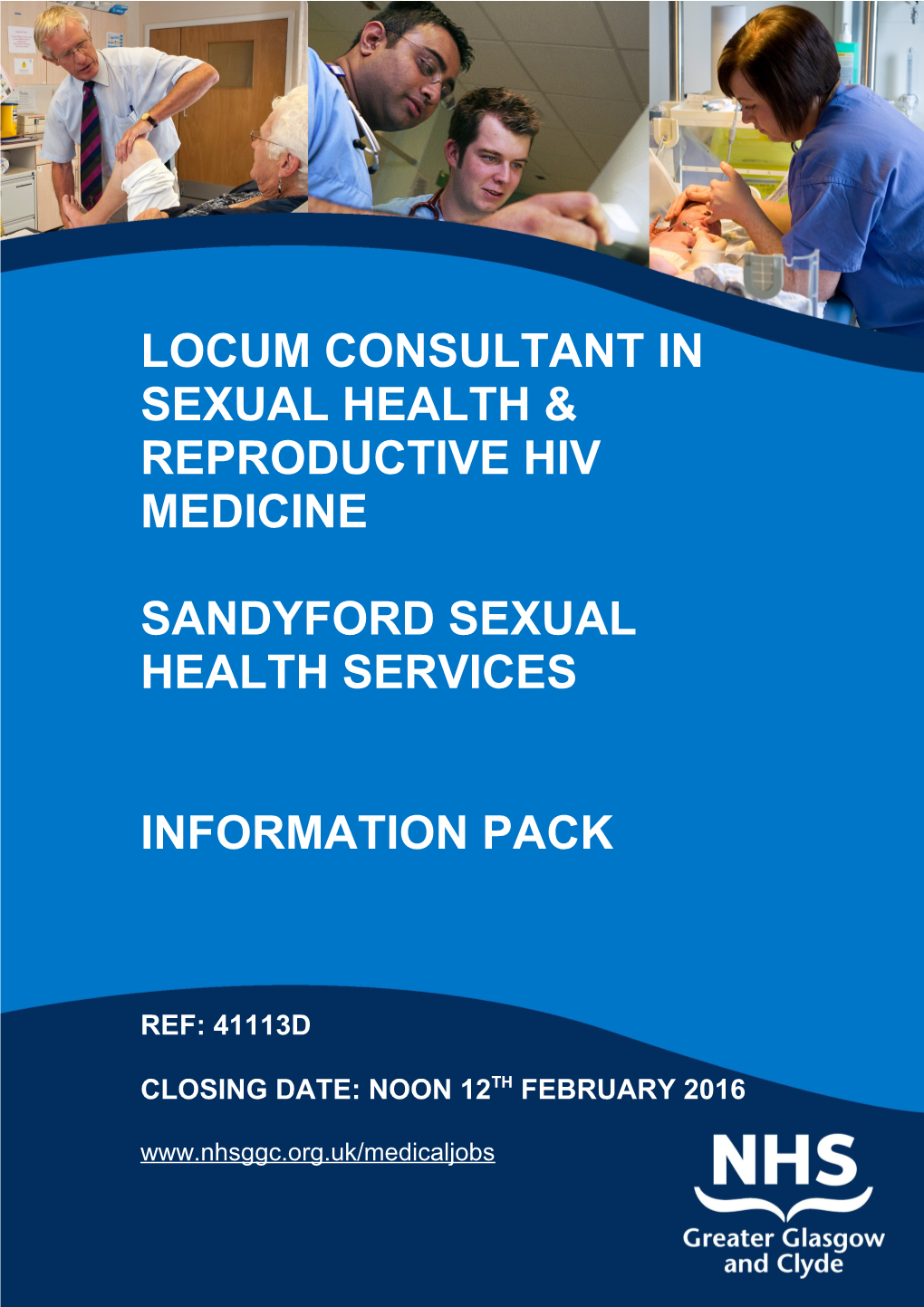 Locum Consultant in Sexual Health & Reproductive Hiv Medicine