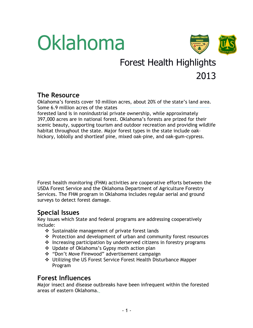 Forest Health Report