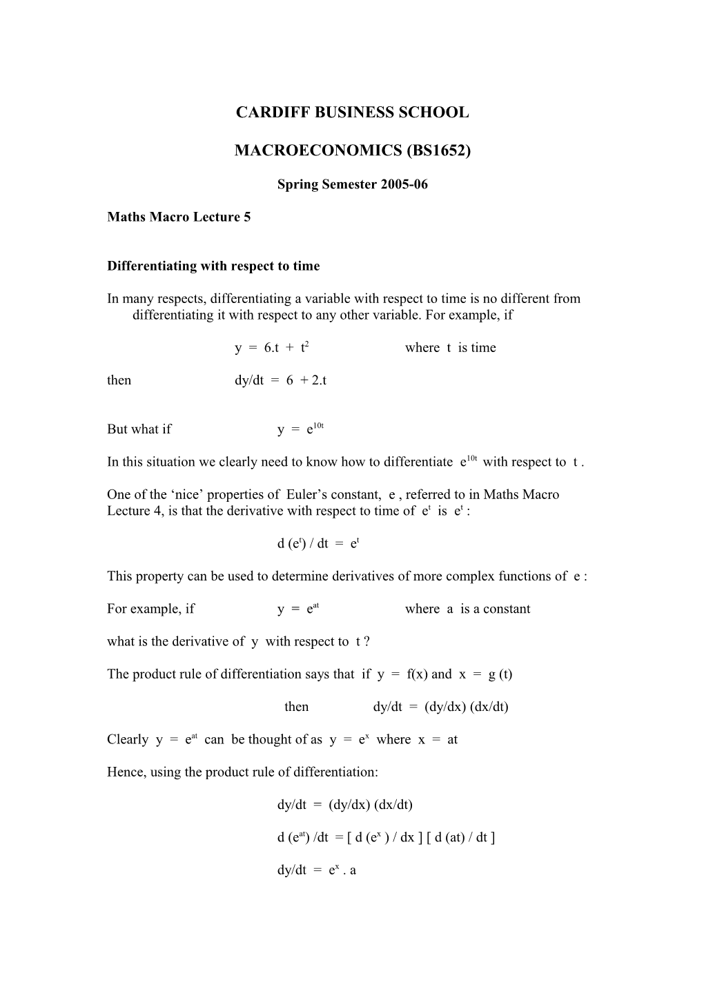 Euler S Constant and Natural Logarithms