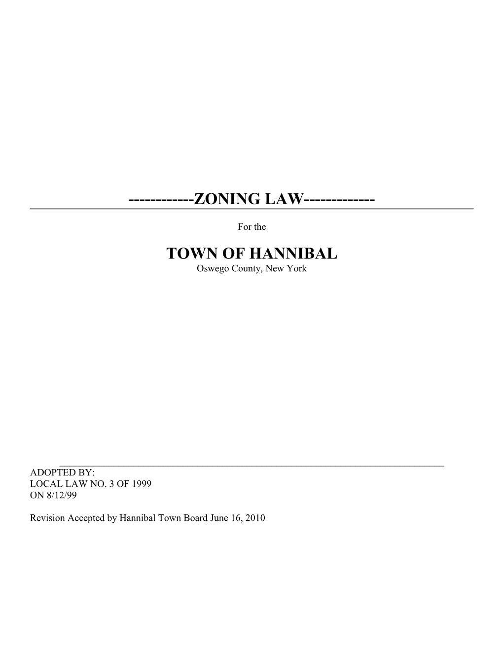 Town of Hannibal
