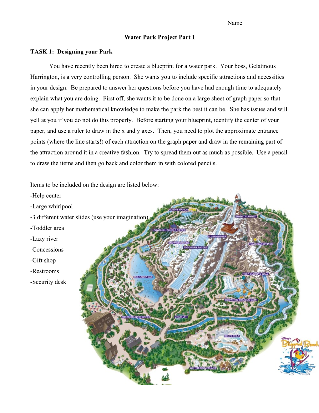 TASK 1: Designing Your Park