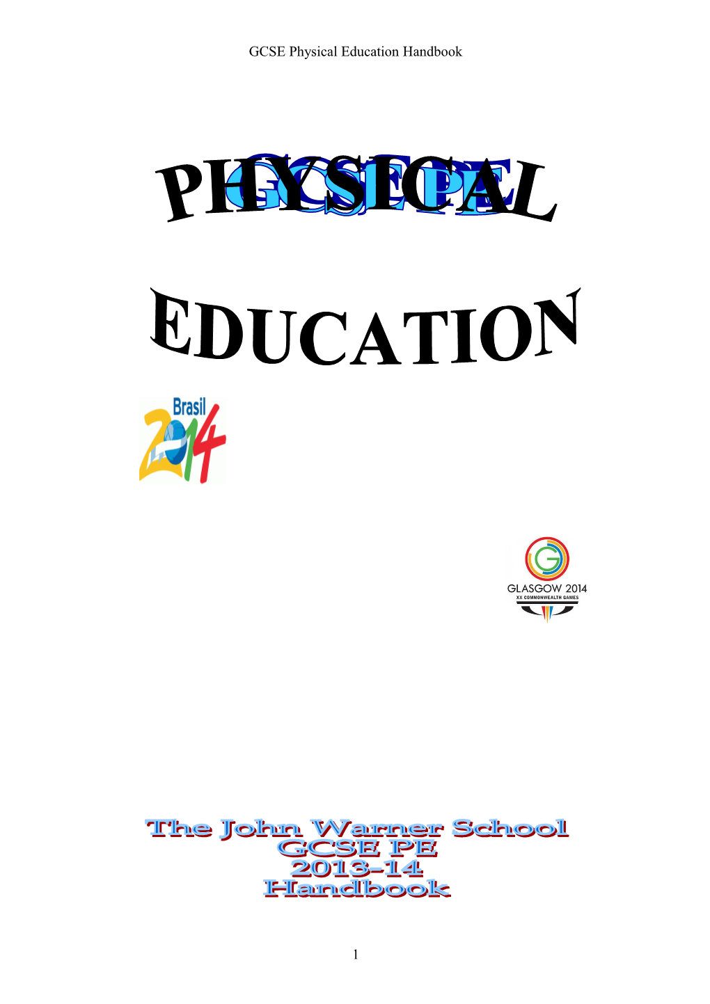 GCSE Physical Education Handbook