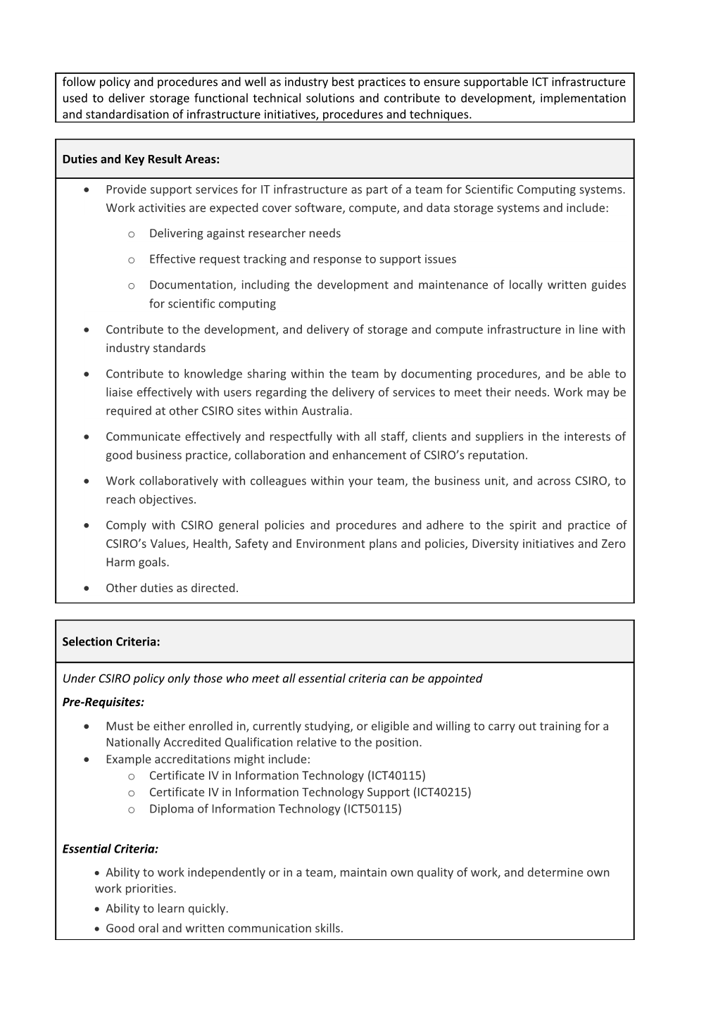 Position Details - Technical Services - CSOF2