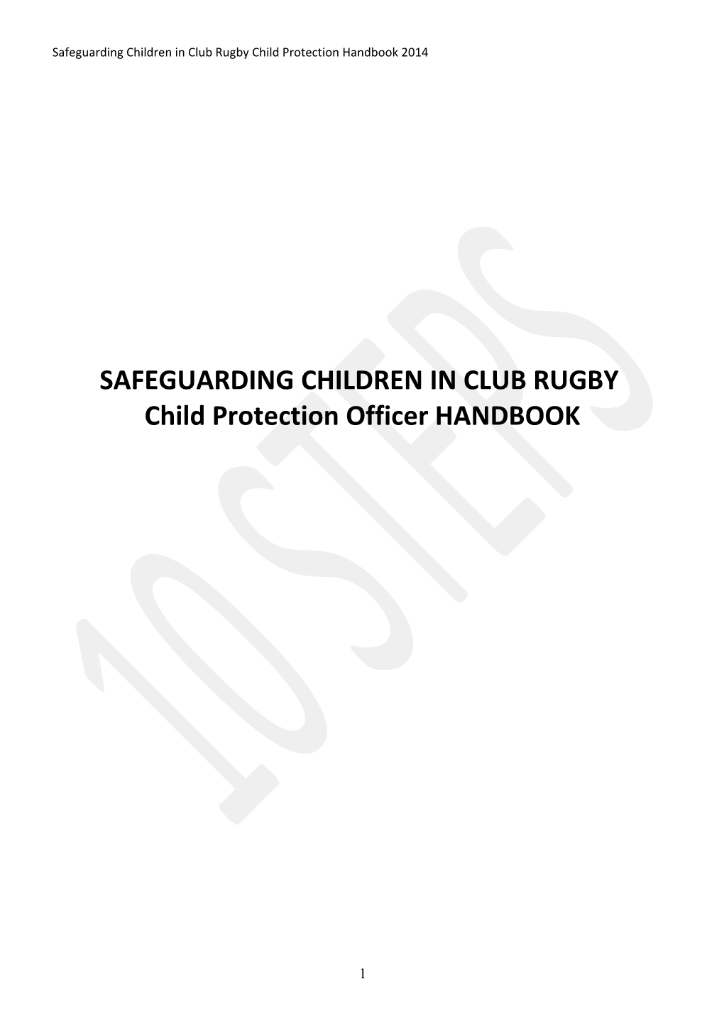 10 Steps to Safeguard Children in Sport