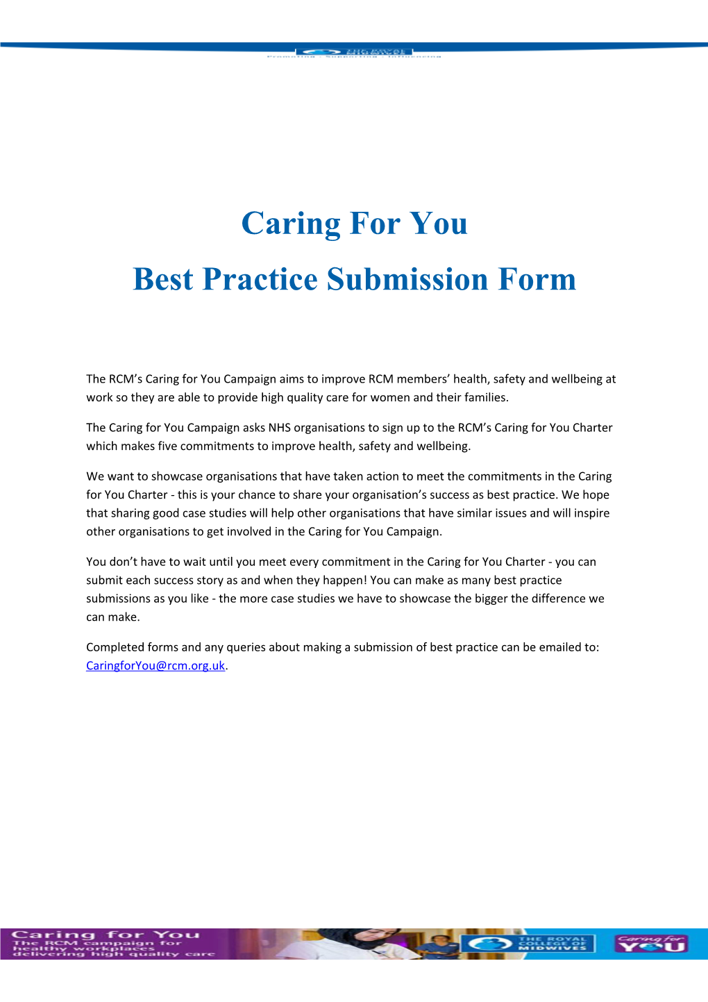 Best Practice Submission Form