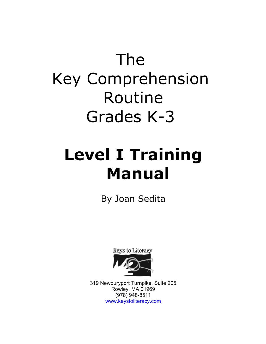 Level I Training Manual