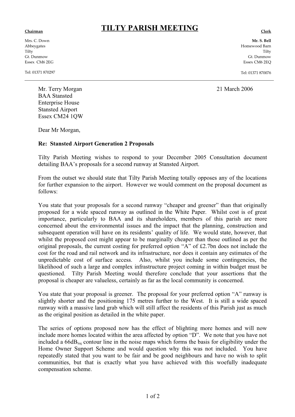 Re: Stanstedairport Generation 2 Proposals