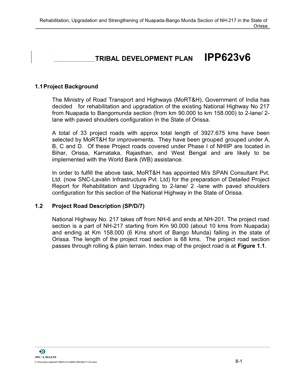 TRIBAL DEVELOPMENT PLAN Ipp623v6