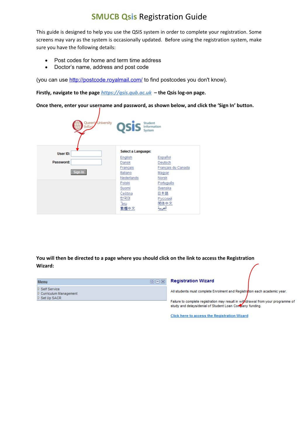 SMUCB Qsis Registration Guide