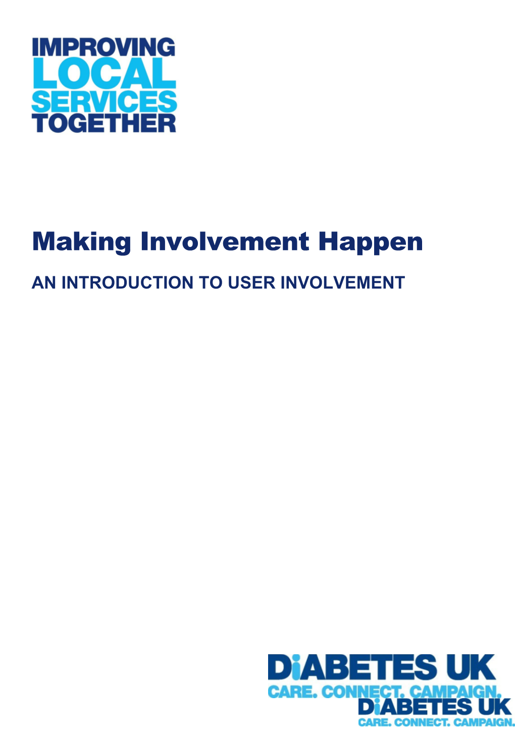 Making Involvement Happen