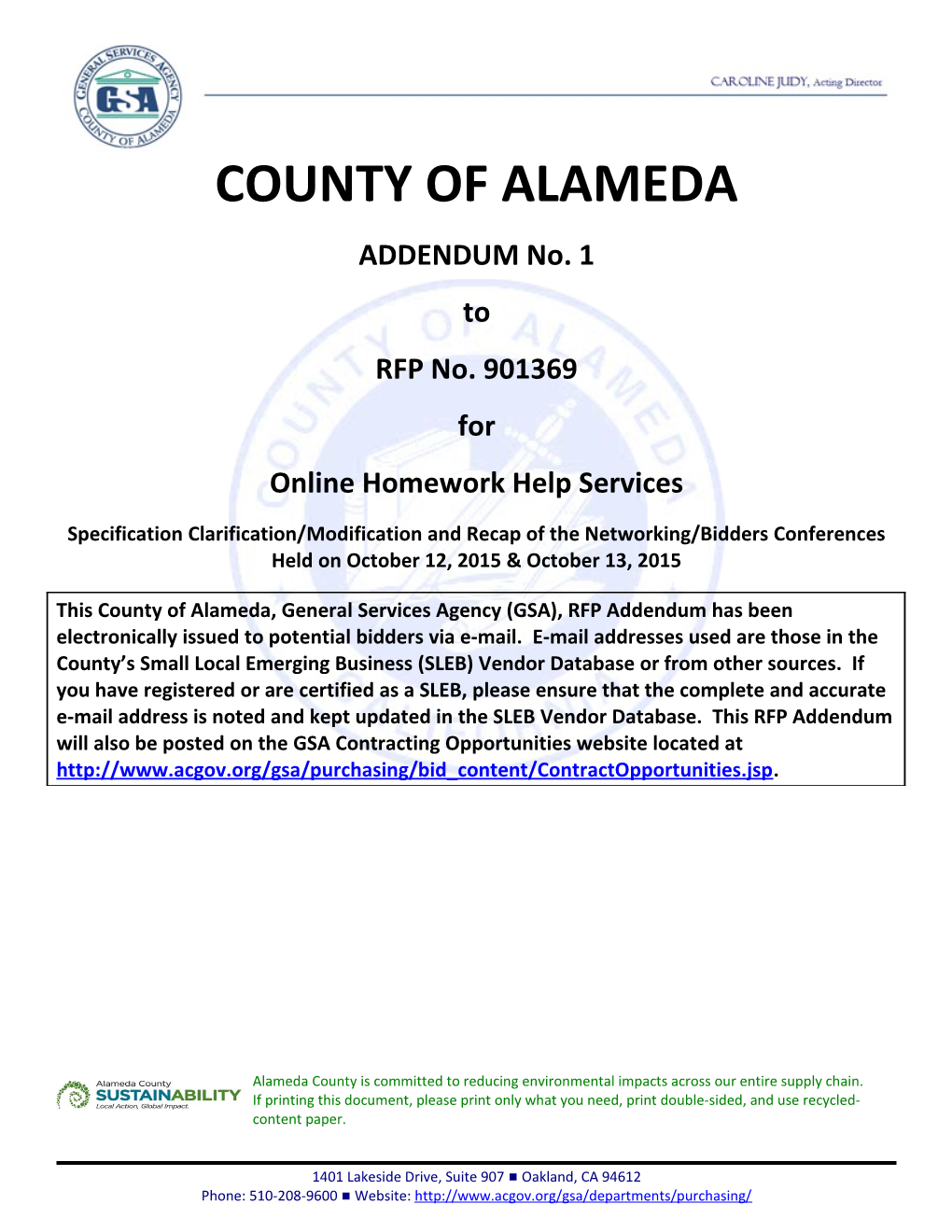 901369-Addendum 1 Online Homework Help Services