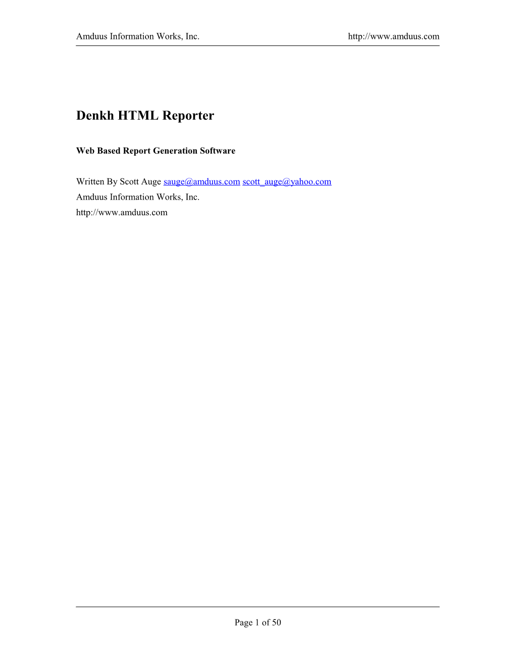 Denkh HTML Reporter