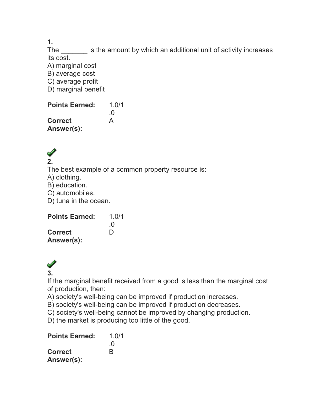 The ______Is the Amount by Which an Additional Unit of Activity Increases Its Cost