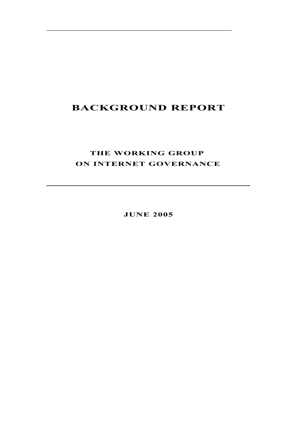 Background Report