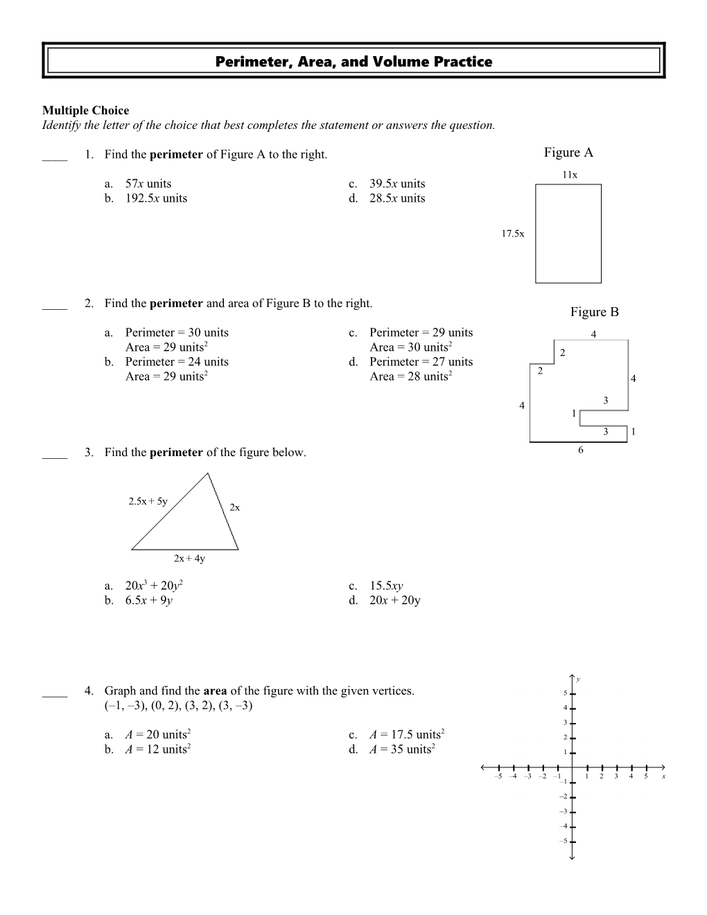 Chapter 6 Test Course 3