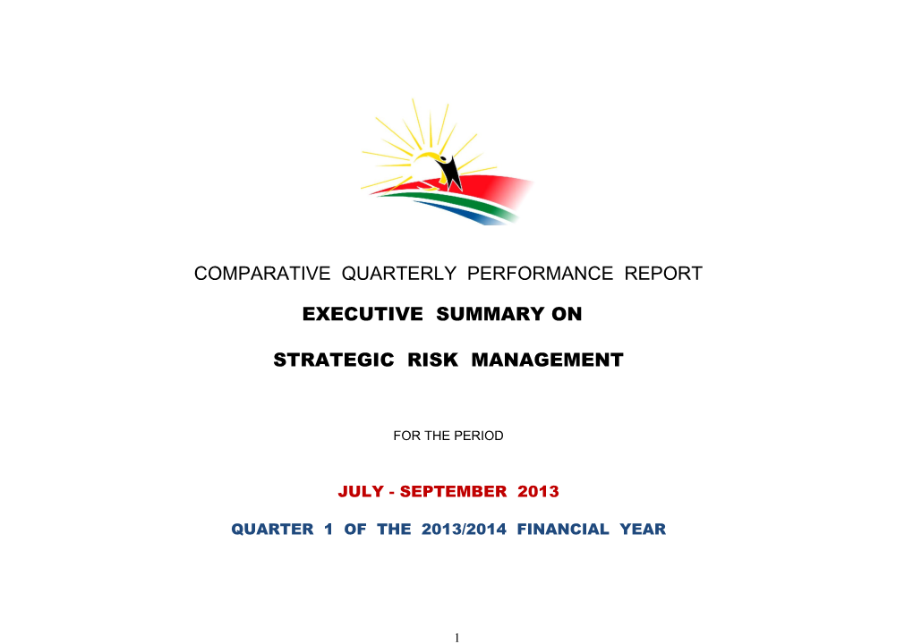 Comparative Quarterly Performance Report
