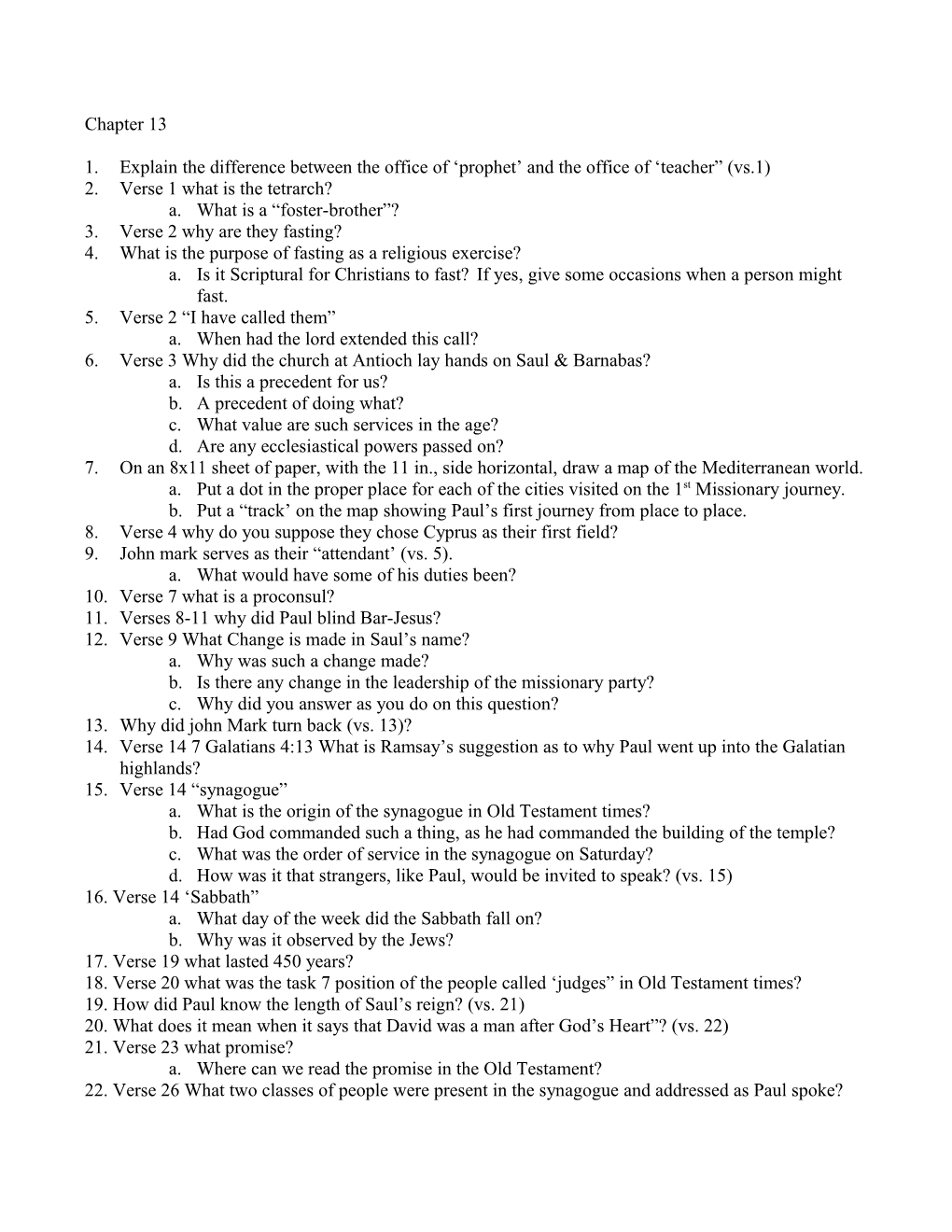 Explain the Difference Between the Office of Prophet and the Office of Teacher (Vs.1)