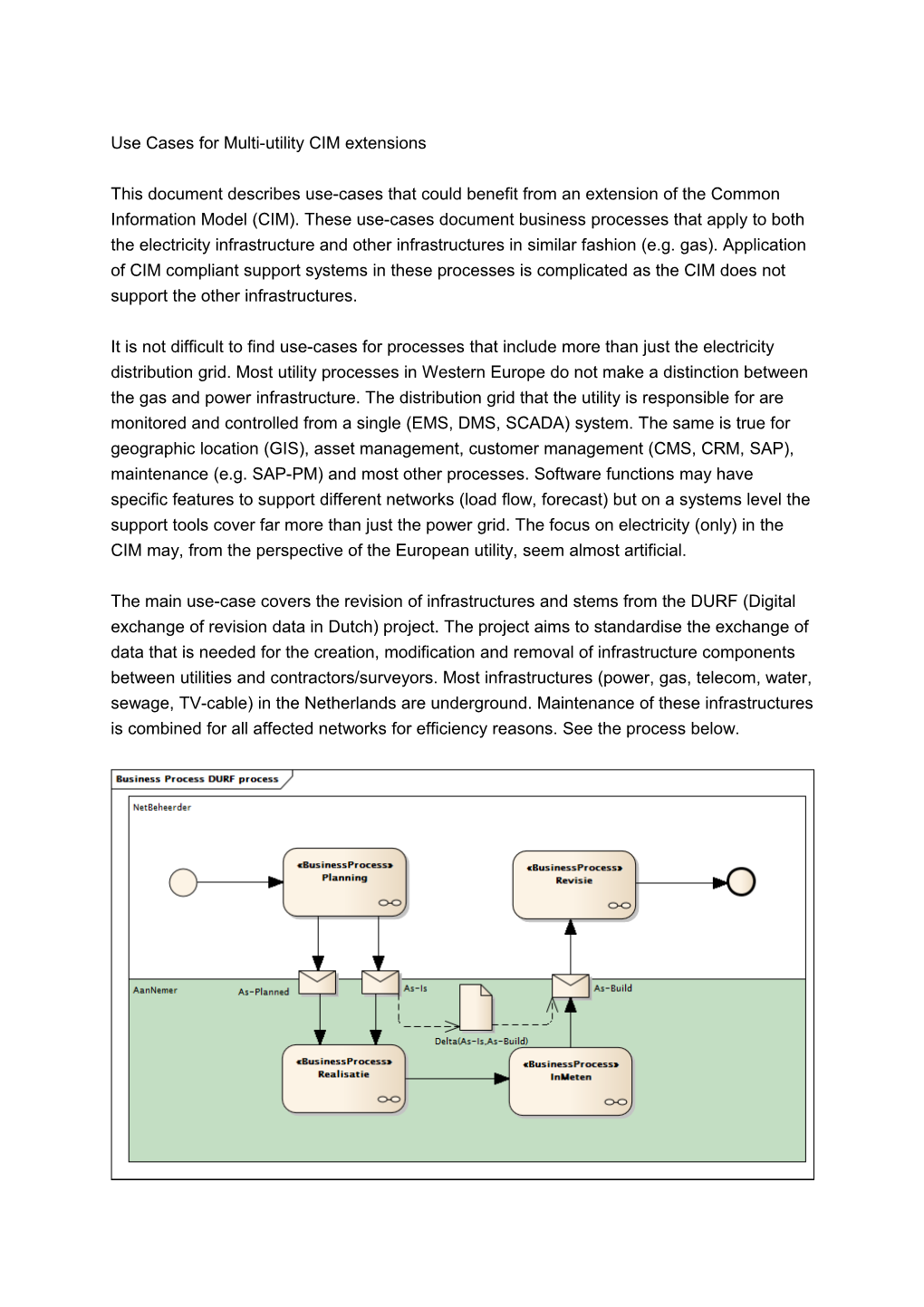 Use Cases for Multi-Utility CIM Extensions