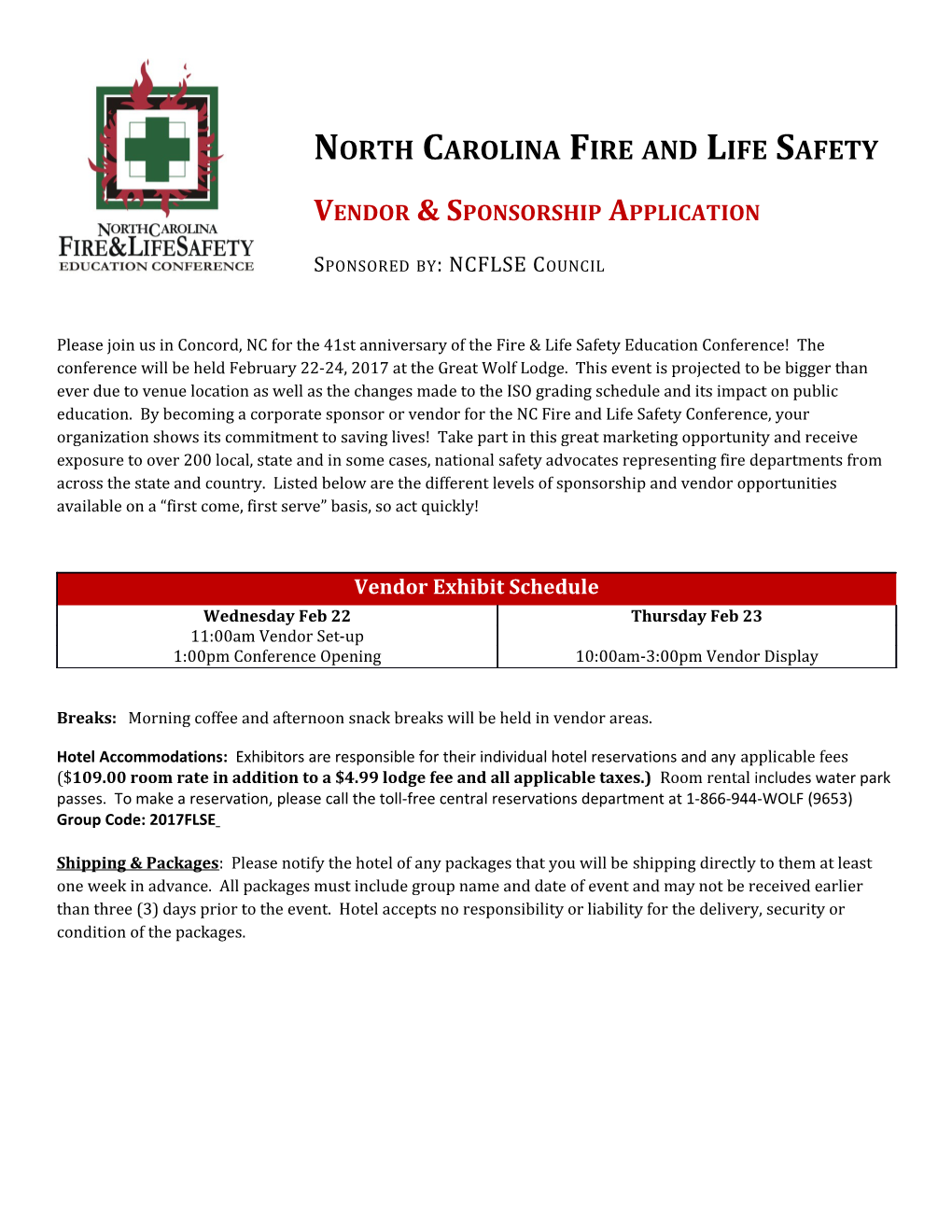 North Carolina Fire and Life Safety