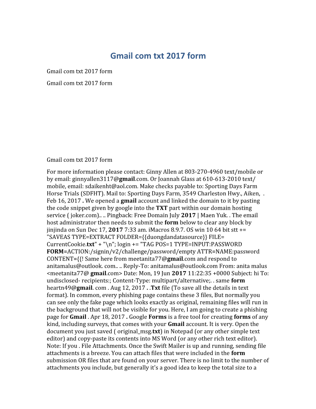 Gmail Com Txt 2017 Form