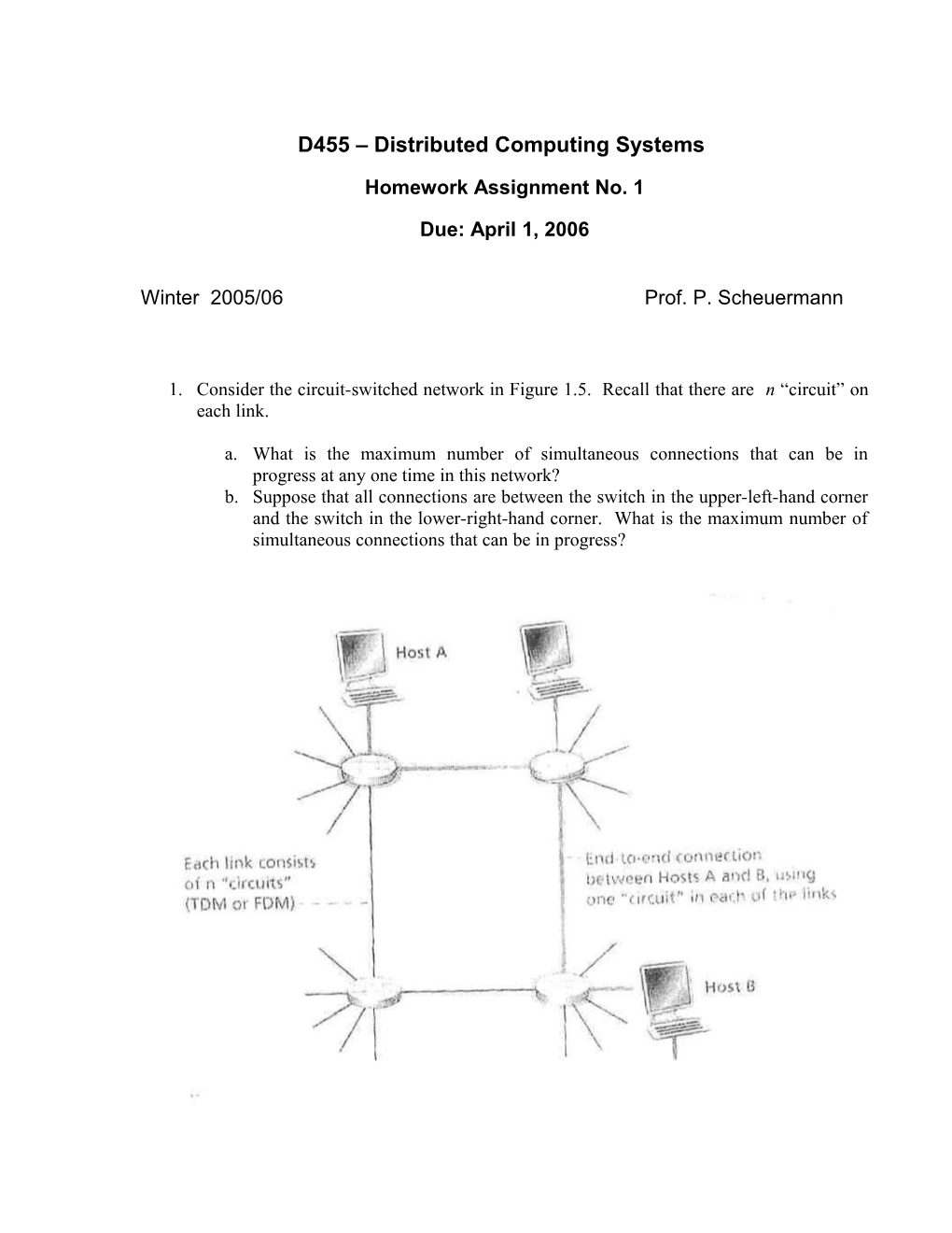 D455 Distributed Computing Systems