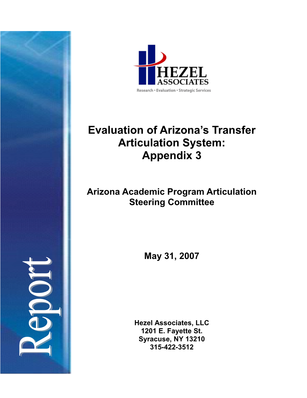 Evaluation of Arizona S Transfer Articulation System