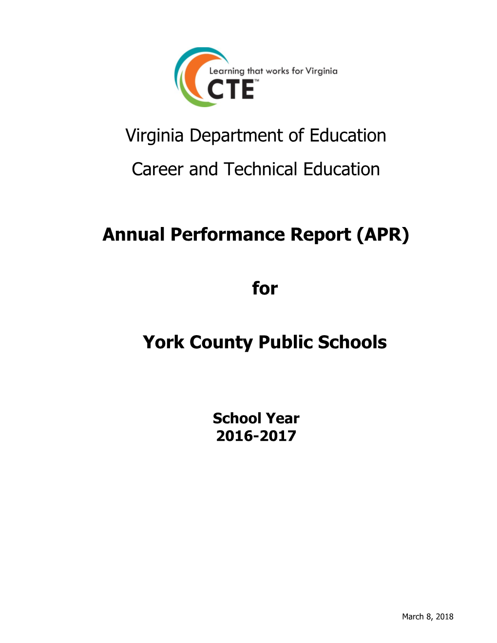 2016-2017 APR for School Division #098