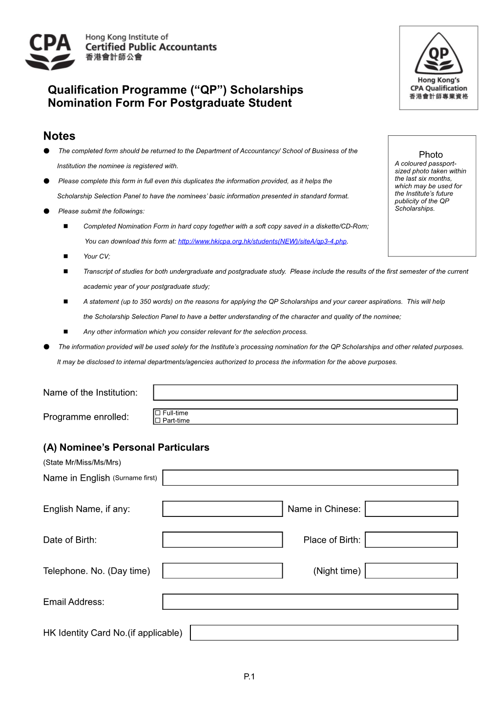 The Completed Form Should Be Returned to the Department of Accountancy/ School of Business