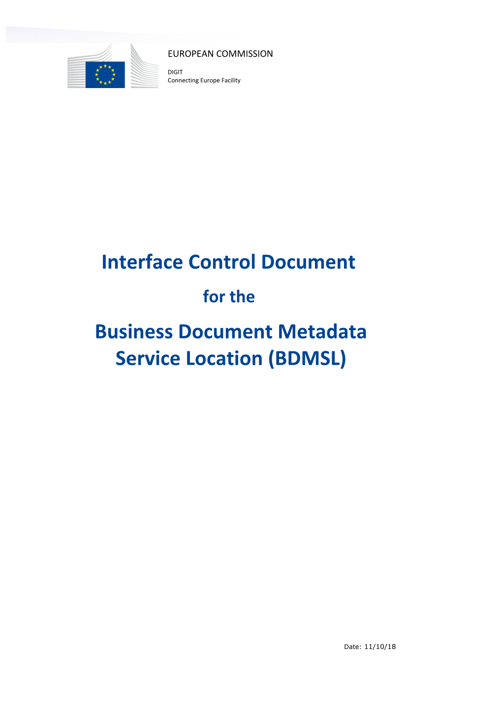 Business Document Metadata Service Location (BDMSL)