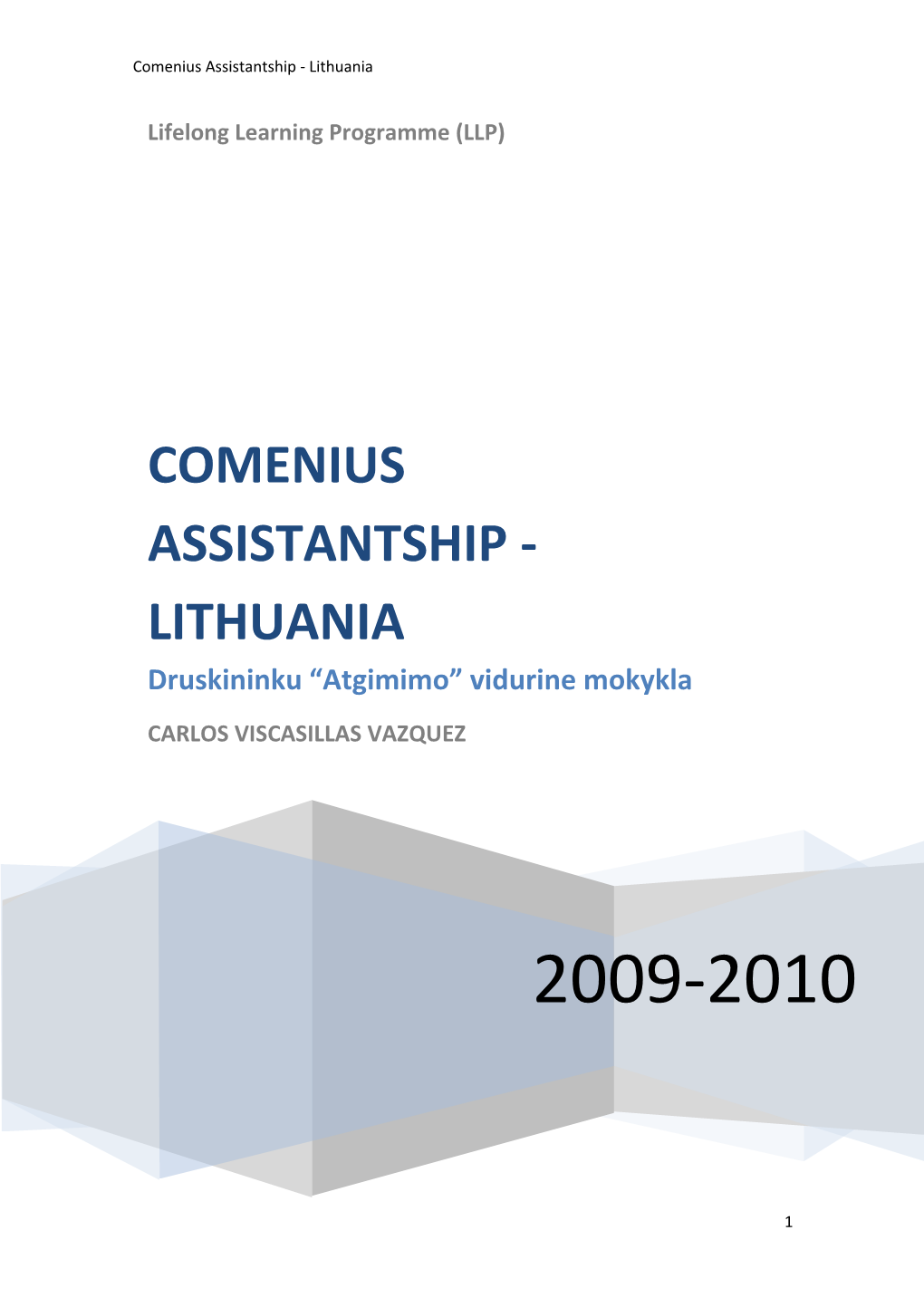 Comenius Assistantship - Lithuania