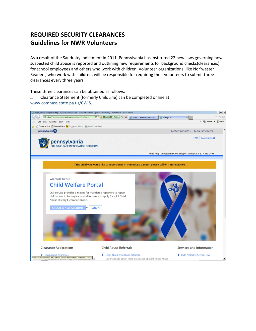 Guidelines for NWR Volunteers
