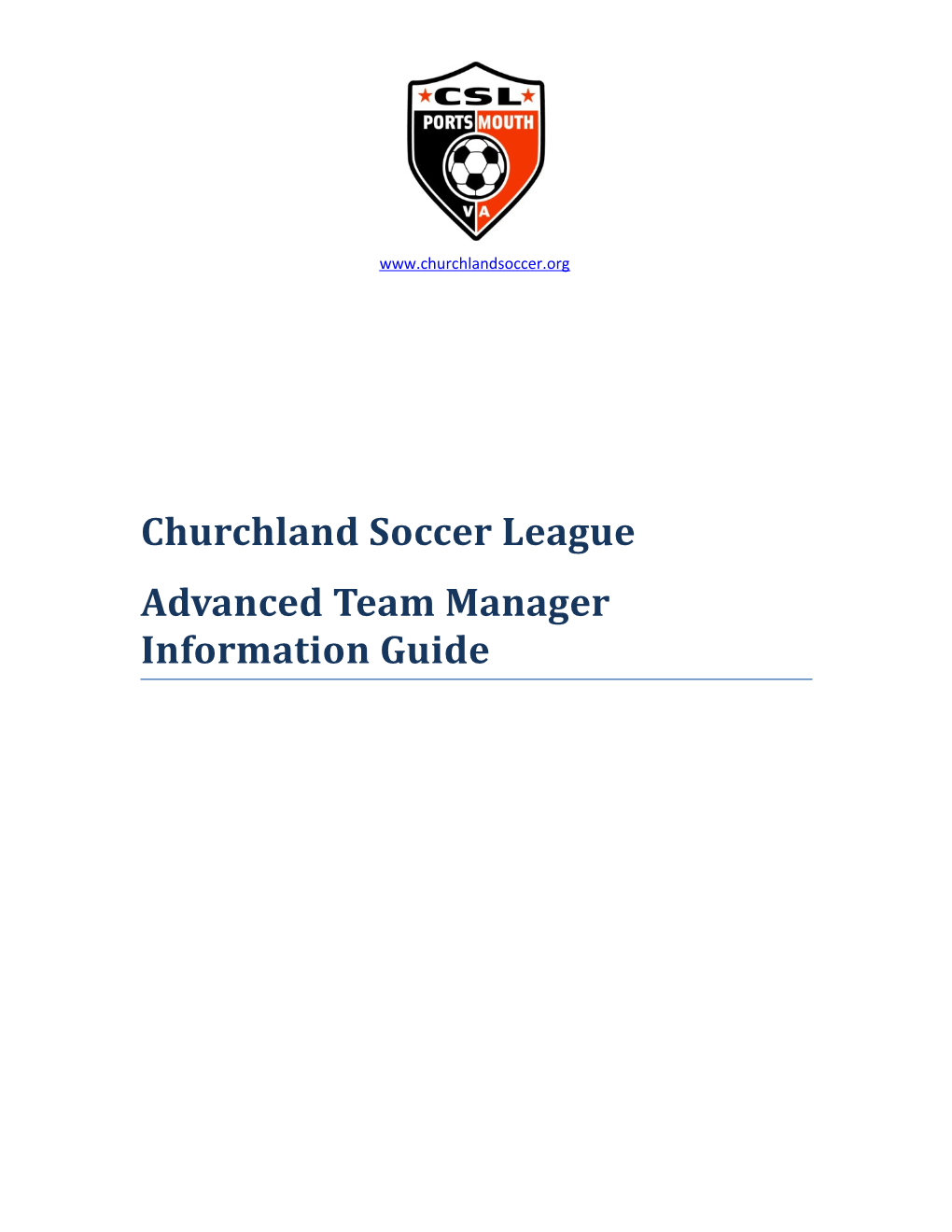Advanced Team Manager Information Guide
