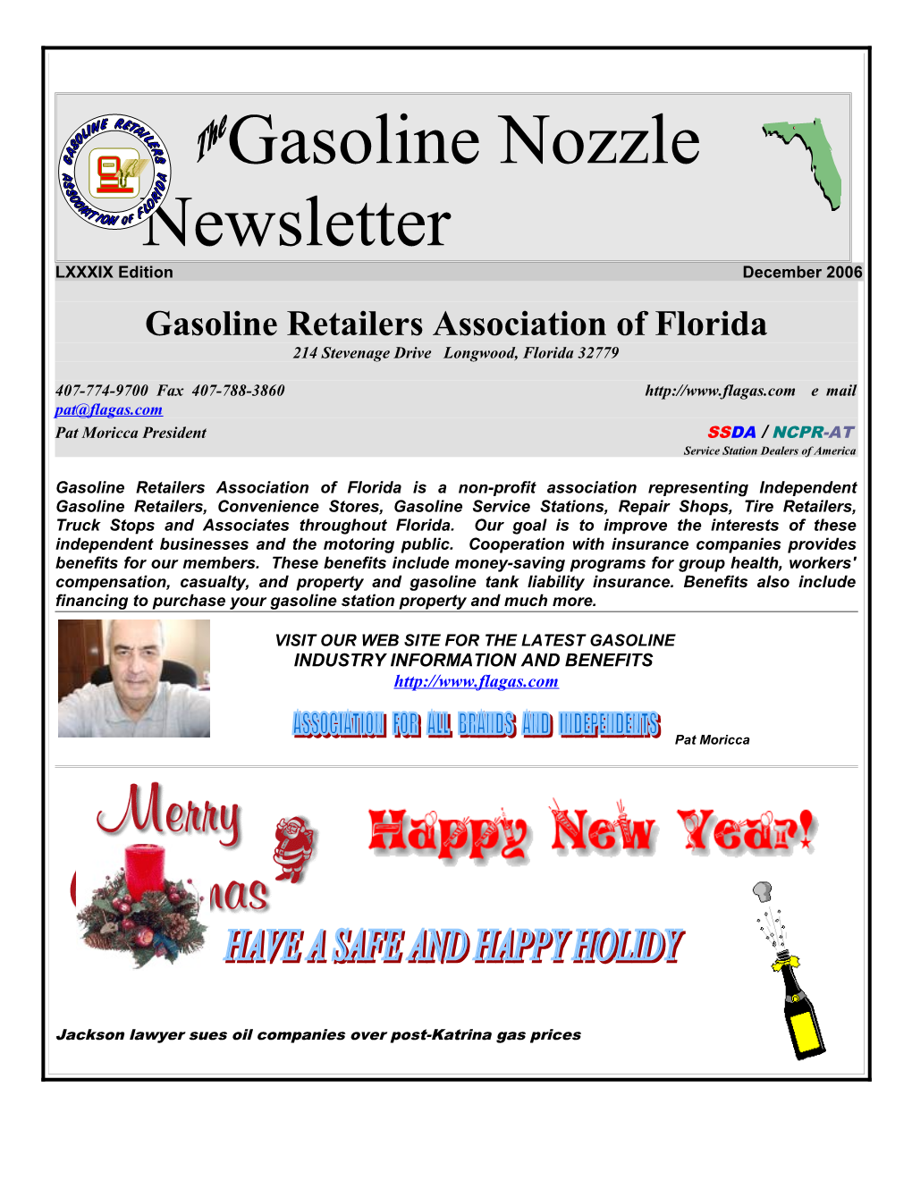 Gasoline Nozzle Newsletter
