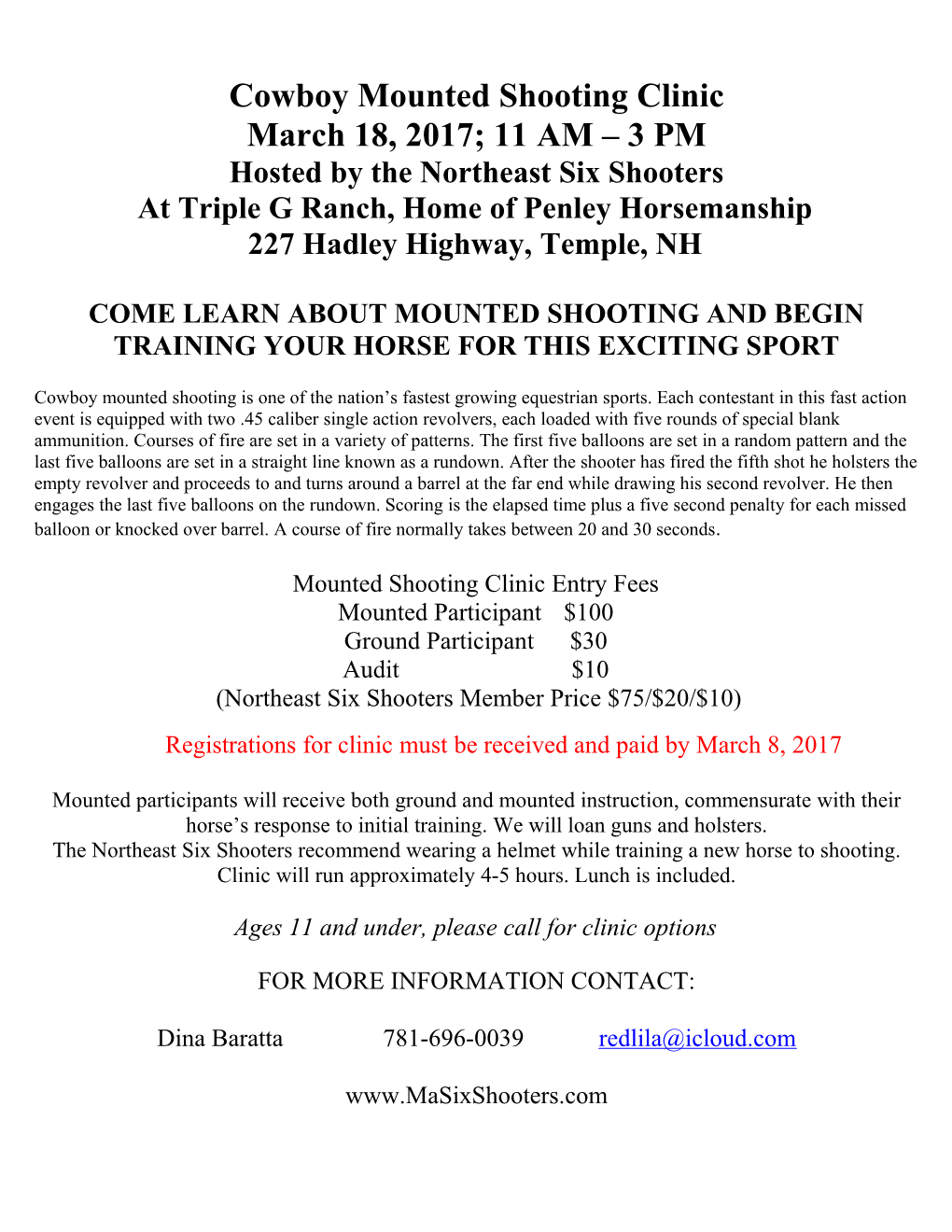New Shooters Clinic