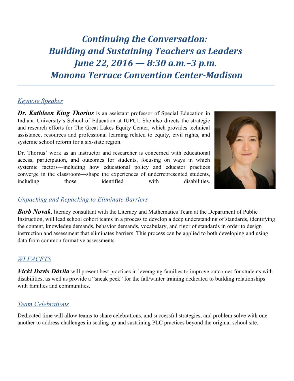 Building and Sustaining Teachers As Leaders