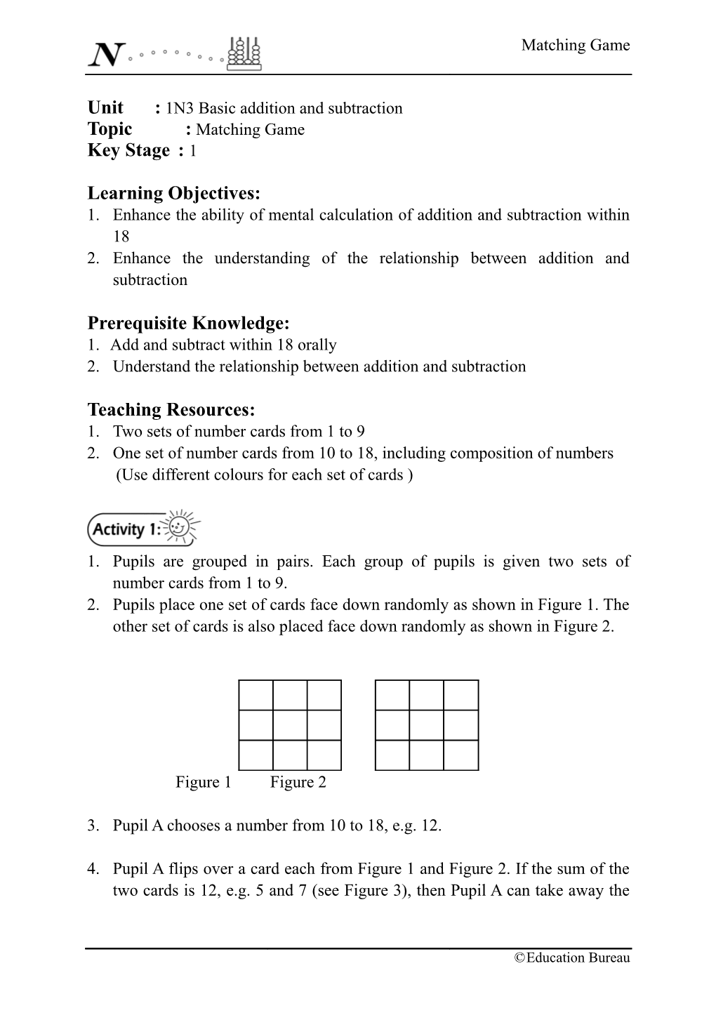 Unit :1N3 Basic Addition and Subtraction