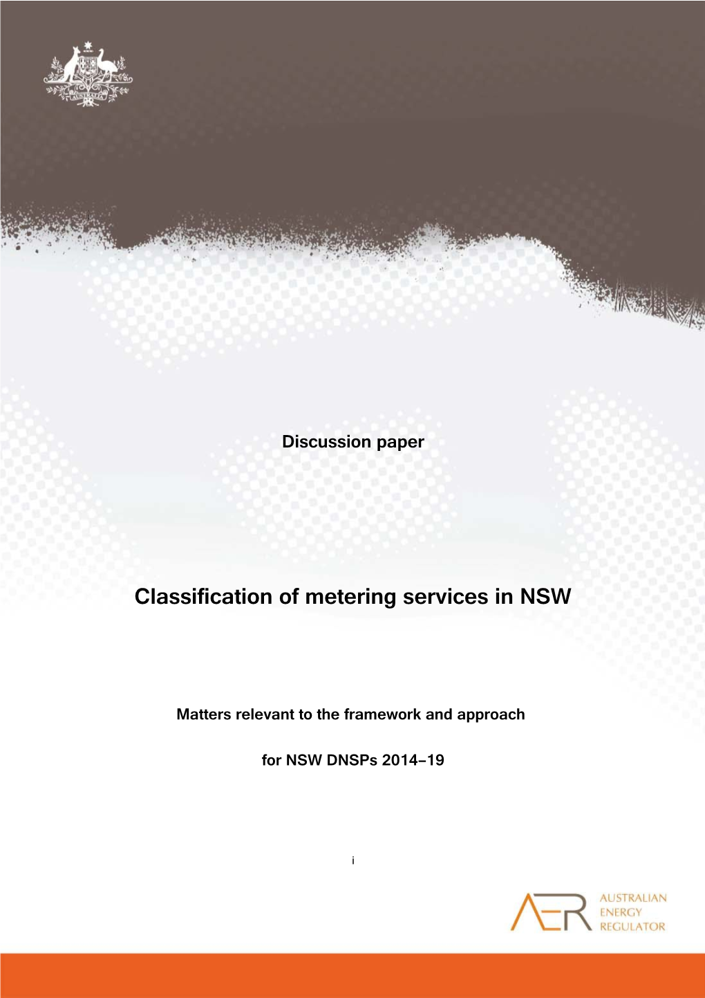Classification of Metering Services in NSW