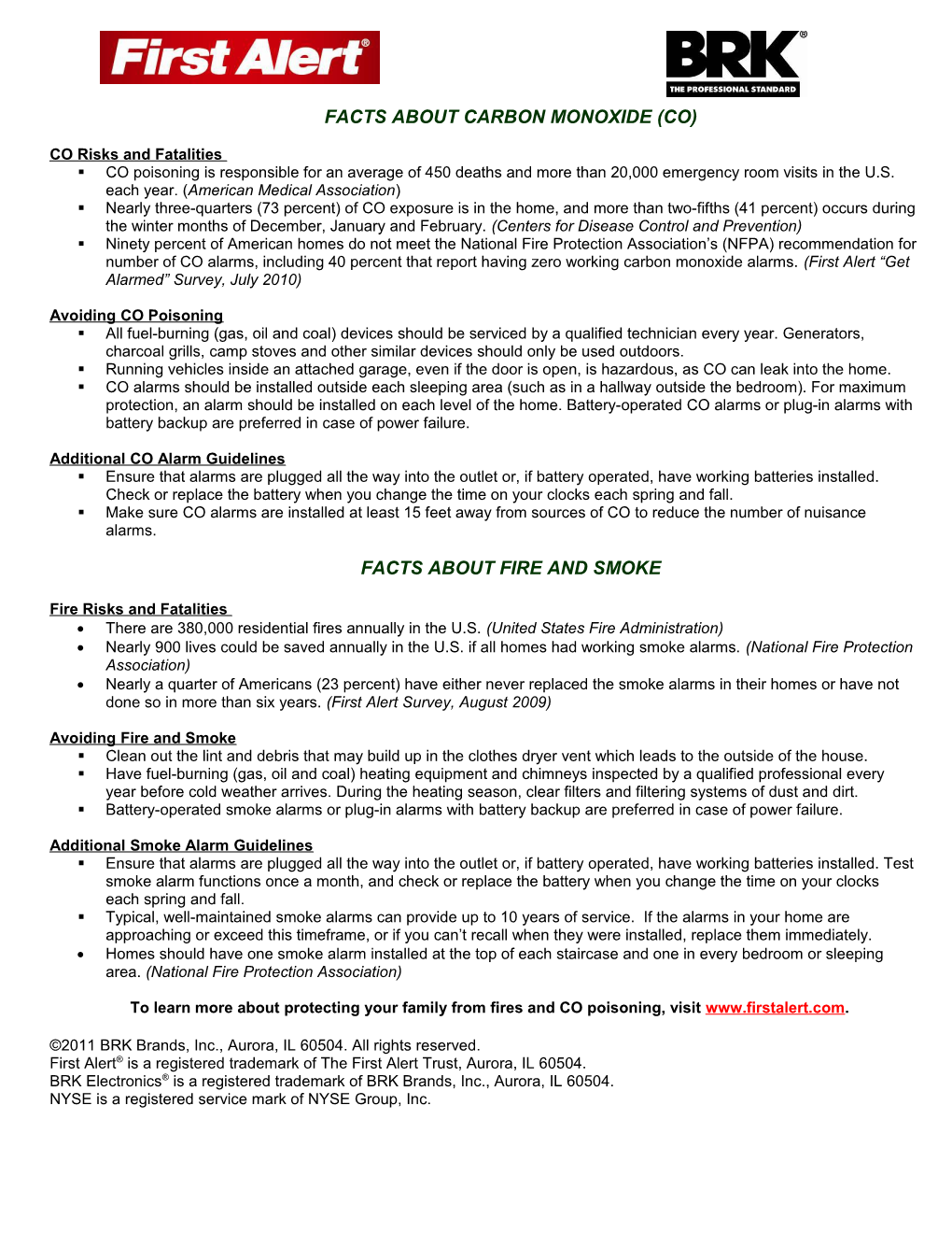 Facts About Carbon Monoxide (Co)