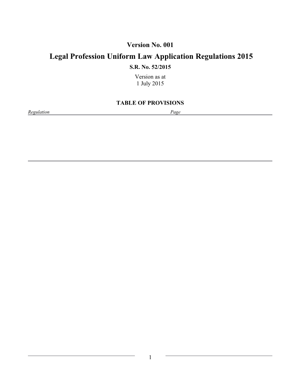 Legal Profession Uniform Law Application Regulations 2015