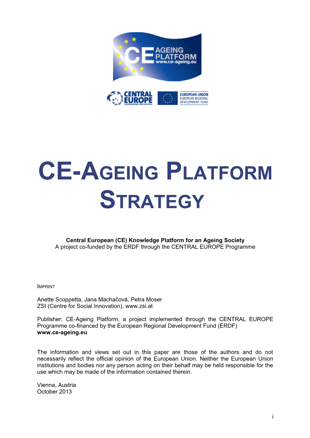 CE Ageing Strategy