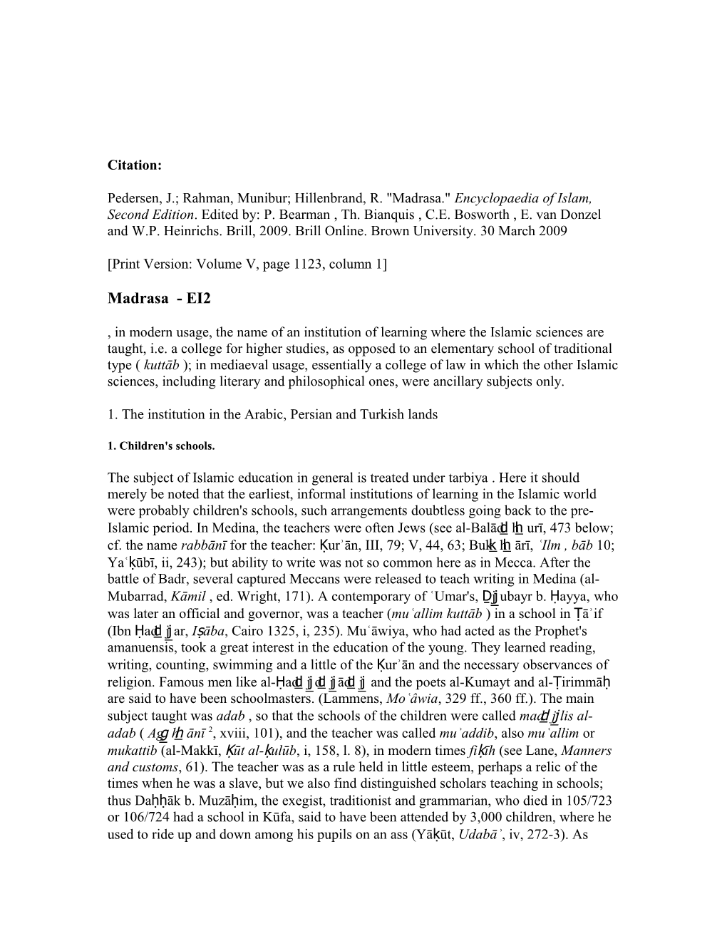 Print Version: Volume V, Page 1123, Column 1