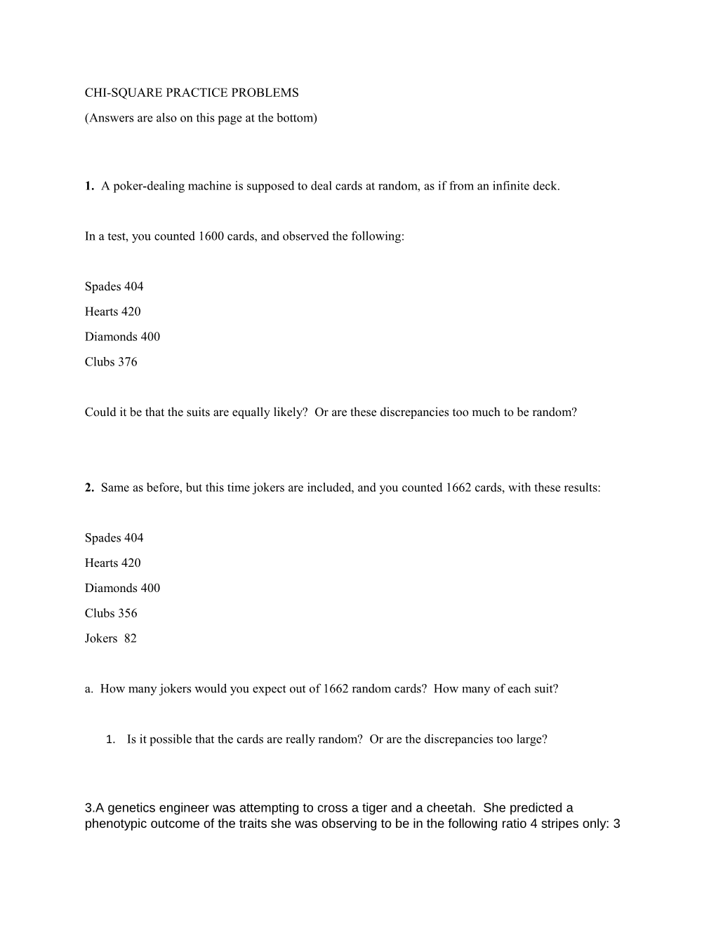 Answers Are Also on This Page at the Bottom